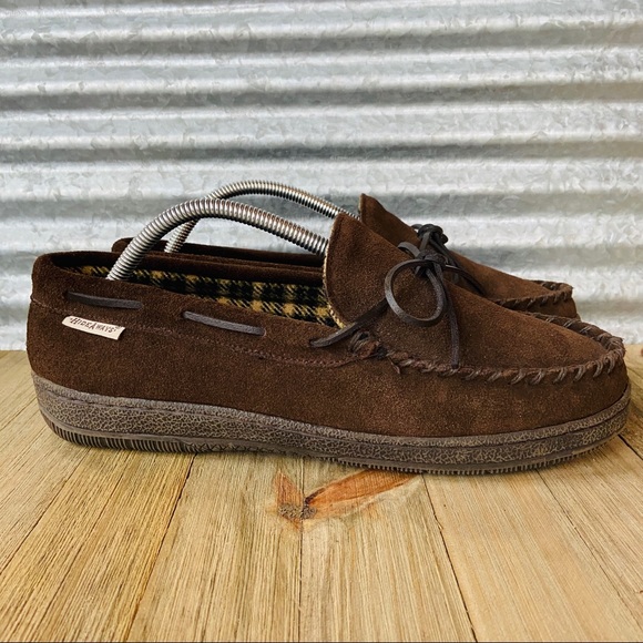 Men’s Suede Leather House Shoes - Picture 2 of 6